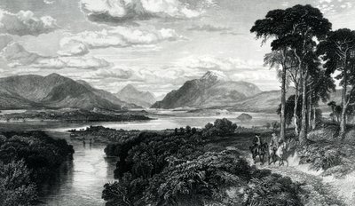 Loch Lomond, graviert von Thomas Brown, aus 